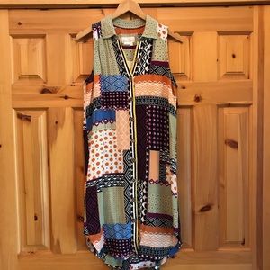 Anthropologie Patchwork Dress